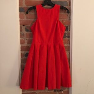 BB Dakota Anisa Pleated Red Dress